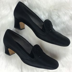 Vintage Qualicraft Black Fancy Heels
